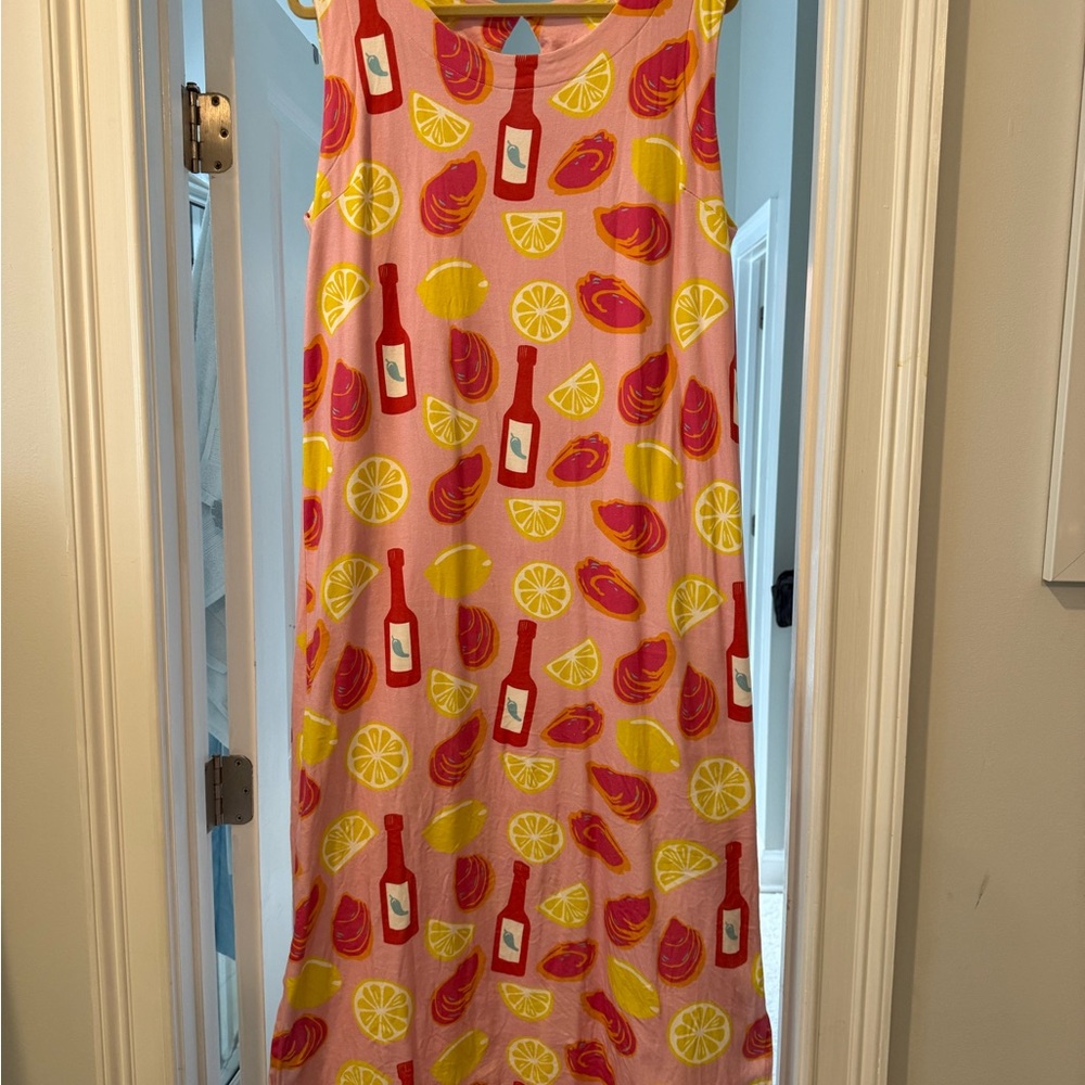 Yellow Gold Sleeveless Maxi Sundress